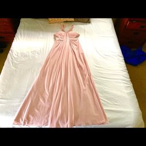 Blush pink formal dress